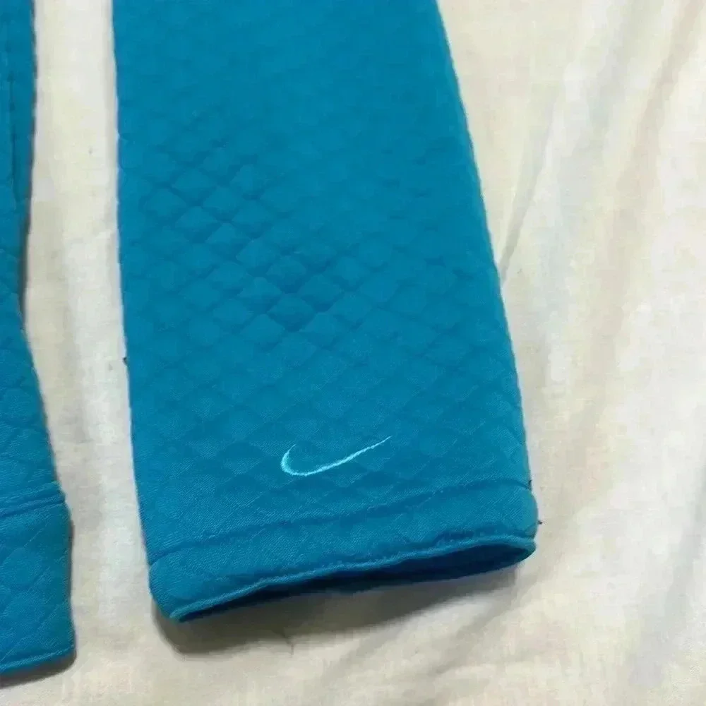 Nike Blue Dri Fit hoodie front zip jacket XL